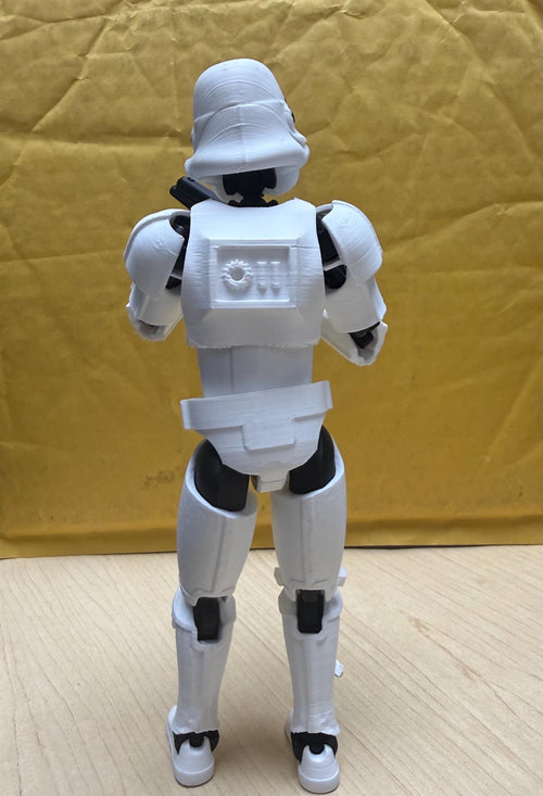 Articulated Stormtrooper Figure — 3D Printed Poseable