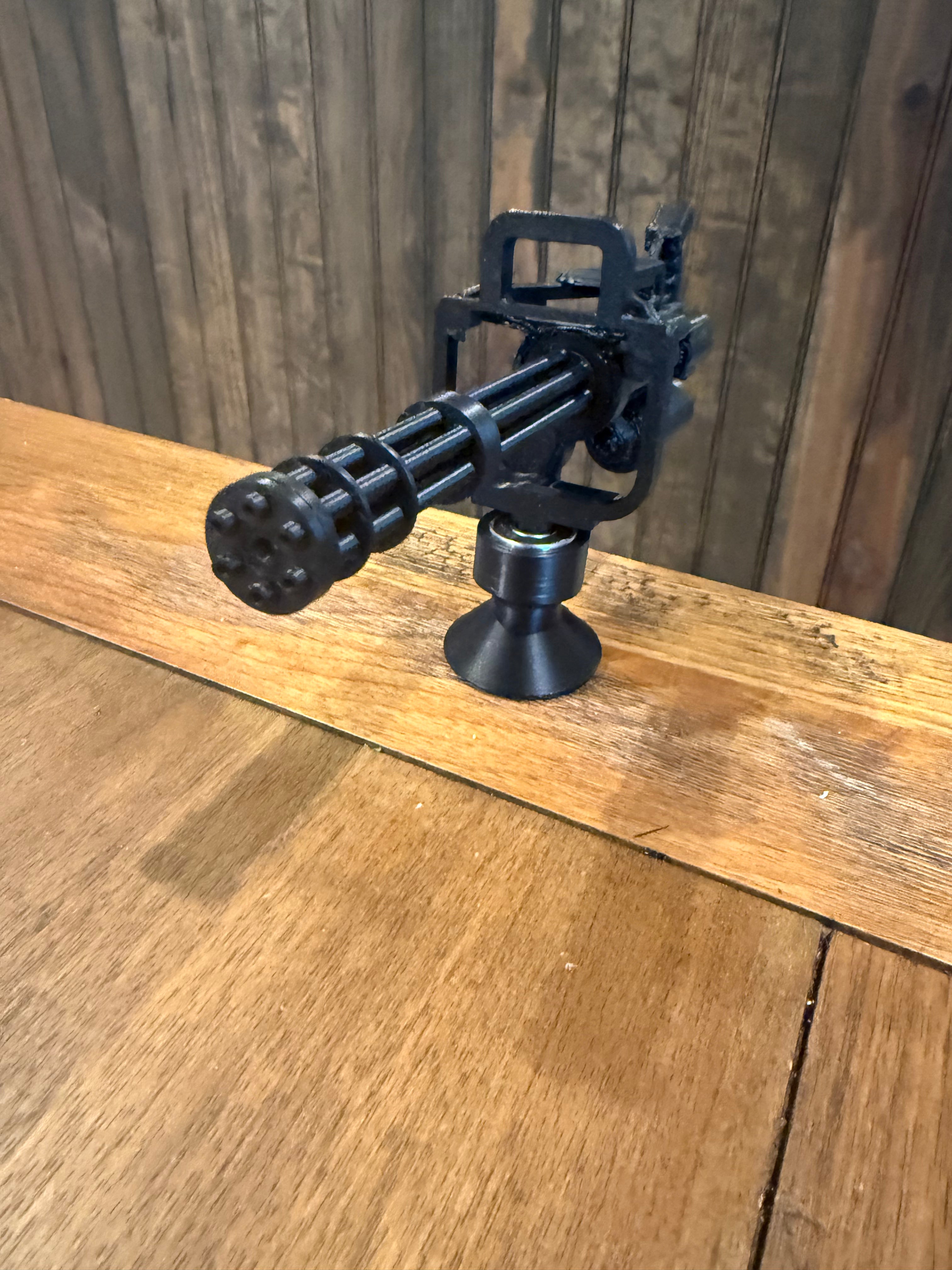 Mini Gatling Gun — Desk & Dash Stress Reliever