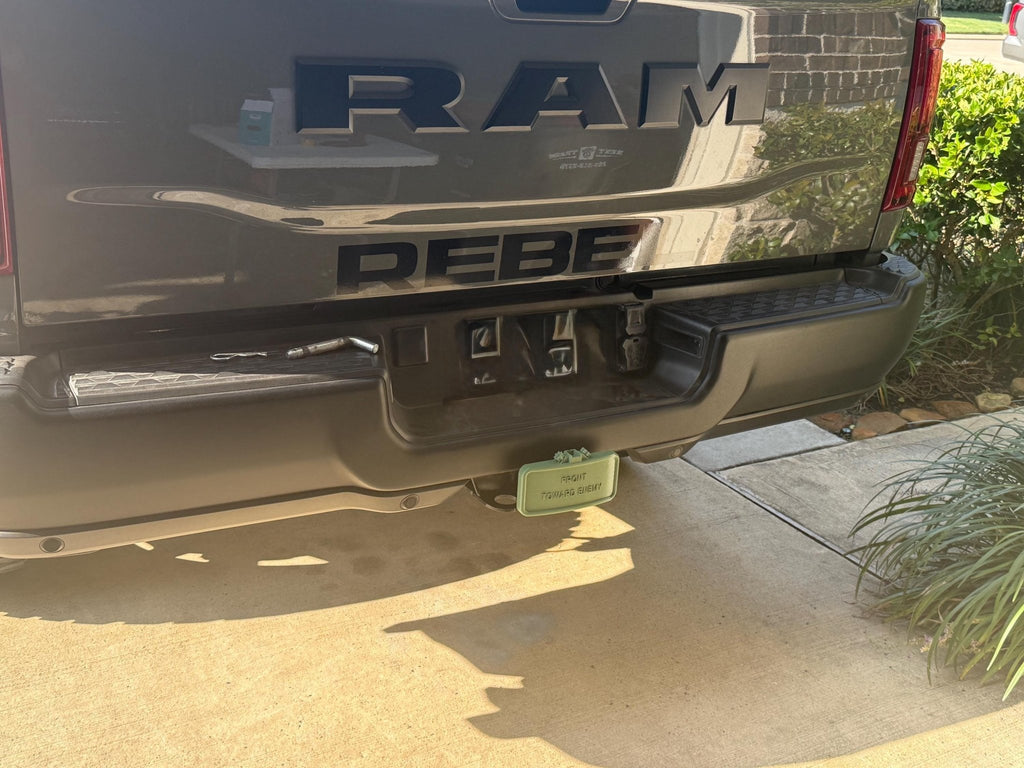 Claymore mine hitch cover. - GeeRay Studio