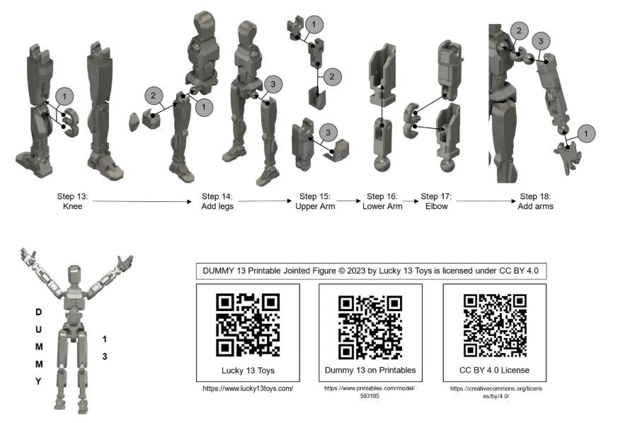 Dummy 13 150% scale - GeeRay Studio