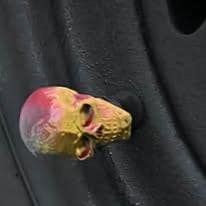 Skull valve stem caps - GeeRay Studio