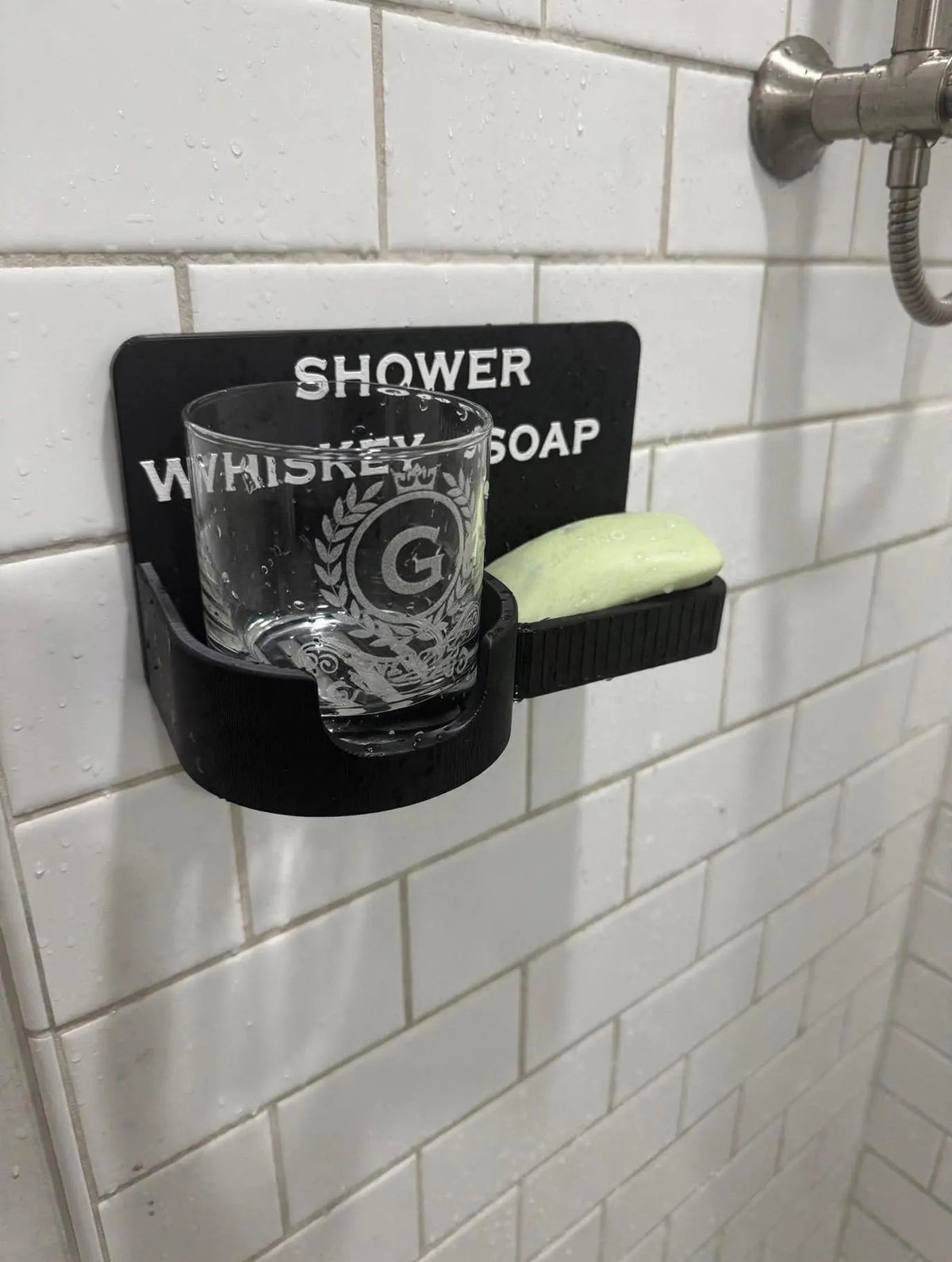 Whiskey Lover's Shower Caddy — 3D Printed - GeeRay Studio
