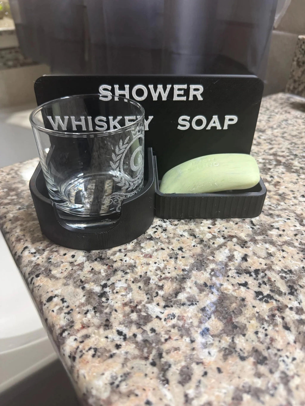 Whiskey Lover's Shower Caddy — 3D Printed - GeeRay Studio